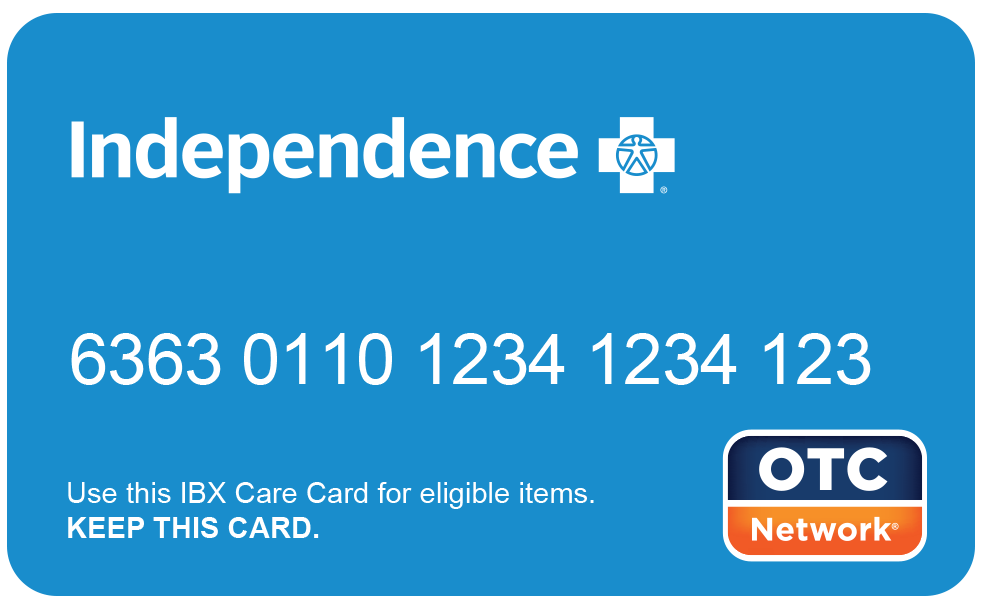 IBX Care Card Independence Blue Cross Medicare (IBX)